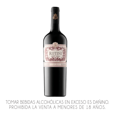 VINO RUTINI CABERNET-  MALBEC X 750ML.