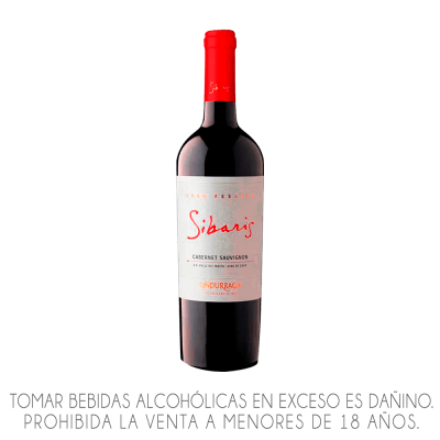 VINO SIBARIS UNDURRAGA GRAN RESERVA CAB. SAUVIGNON X 750ML.