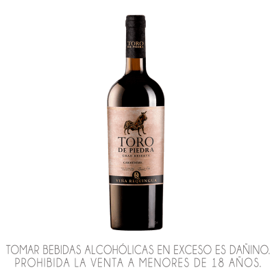 VINO TORO DE PIEDRA GRAN RESERVA X 750ML.