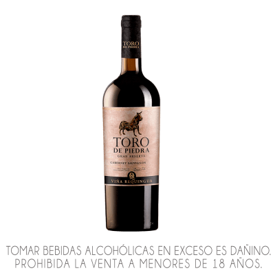 VINO TORO DE PIEDRA GRAN RESERVA X 750ML.