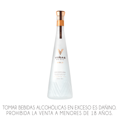 PISCO VIÑAS DE ORO GOLD MOSTO VERDE  X 700ML.