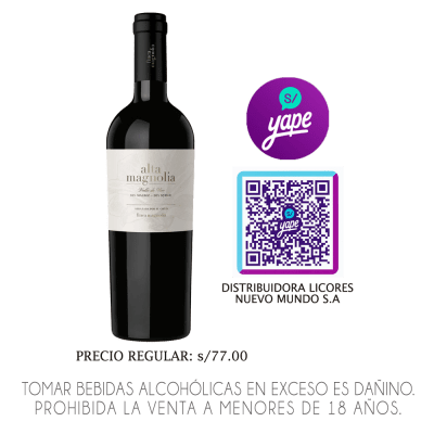 VINO ALTA MAGNOLIA BLEND X 750ML