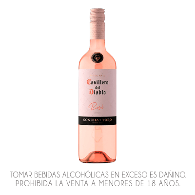 VINO CASILLERO DEL DIABLO ROSE X 750ML