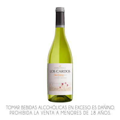 VINO DOÑA PAULA LOS CARDOS CHARDONNAY x 750ml