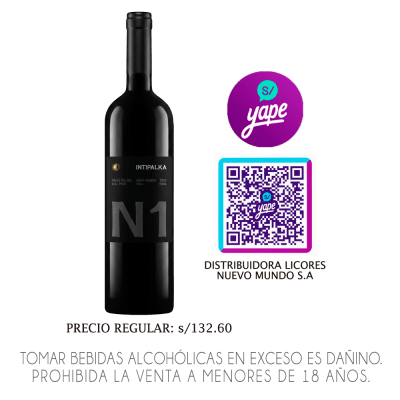 VINO INTIPALKA N 1  GRAN RESERVA X 750ML.