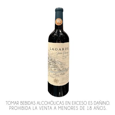 VINO LAGARDE GREEN FARMING MALBEC x 750ml