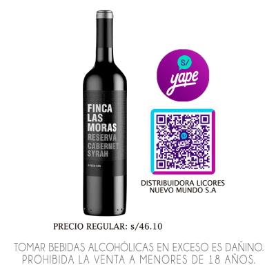 VINO FINCA LAS MORAS RESERVA MALBEC X 750ML