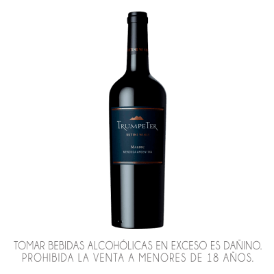 VINO RUTINI TRUMPETER MALBEC x 750ml.