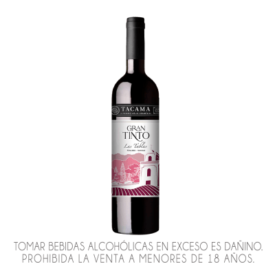 VINO TACAMA GRAN TINTO X 750ML.