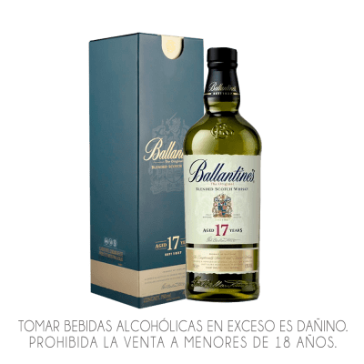 WHISKY BALLANTINES 17 AÑOS x 750ml.