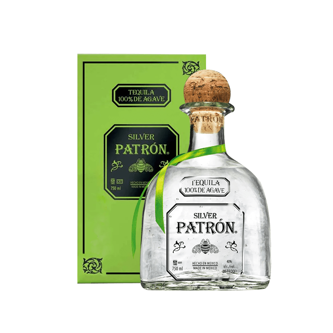 TEQUILA PATRÓN SILVER X 750ML. Licores Nuevo Mundo
