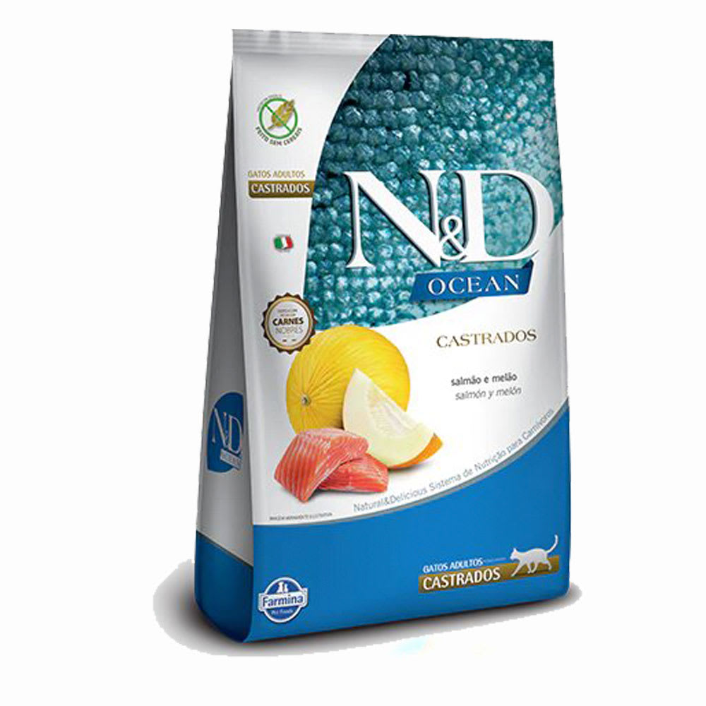 N&D OCEAN SALMON CASTRADO 1.5KG