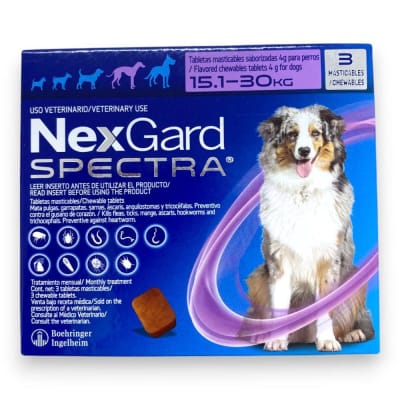 NEXGARD SPECTRA 15 A 30KG 3COMP