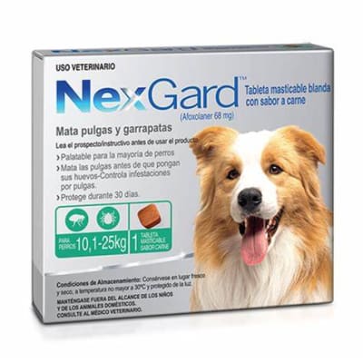 NEXGARD 68MG 10.1A25KG 1 COMPRIMIDO