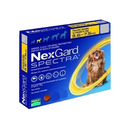 NEXGARD SPECTRA 3.6 A 7.5KG 1 COMPRIMIDO