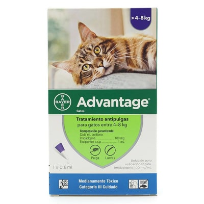 PIPETA ADVANTAGE GATO 4-8KG