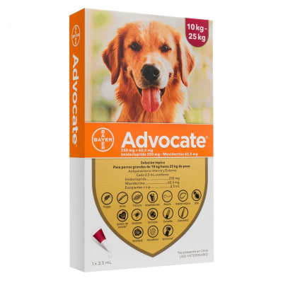 ADVOCATE PERRO 10-25 KG