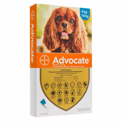 ADVOCATE PERRO 4-10KG