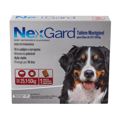 NEXGARD 136MG 25.1 A 50KG 1 COMPRIMIDO