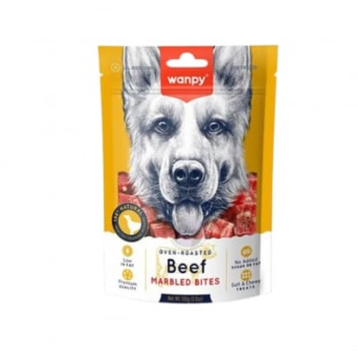 WANPY BEEF MARBLED BITES 100GR1