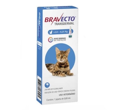 BRAVECTO GATO PIPETA 2.8 A 6.25KG