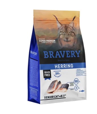 BRAVERY HERRING SENIOR CAT 2KG