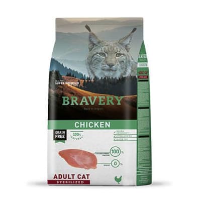 BRAVERY CHICKEN ADUL CAT STERILIZED 7KG
