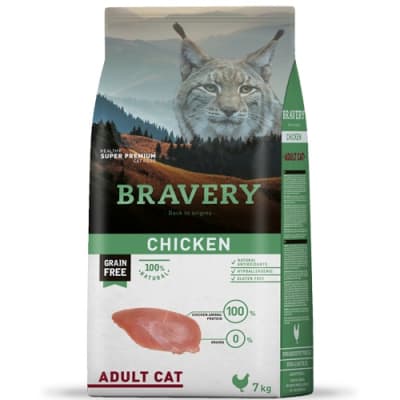 BRAVERY CHICKEN ADUL CAT 7KG