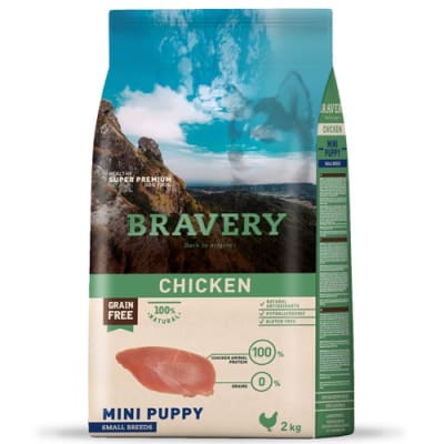 BRAVERY CHICKEN PUPPY MINI 2KG1