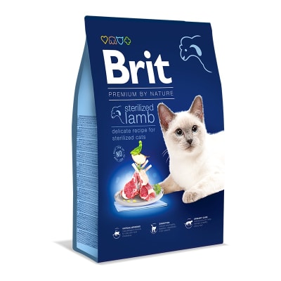 BRIT PREMIUM CATESTERILIZADO CORDERO 8KG