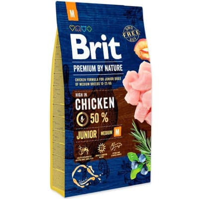 BRIT PREMIUM BY NATURE JUNIOR MEDIUM 15KG