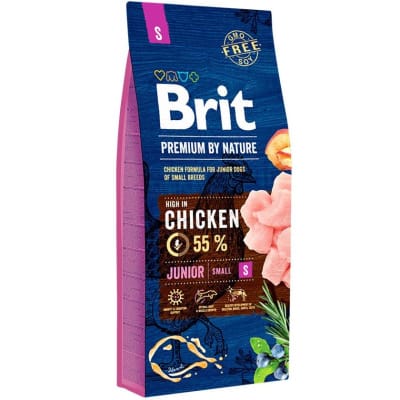 BRIT PREMIUM BY NATURE JUNIOR SMALL 3KG