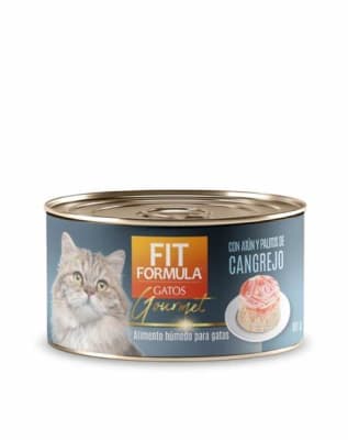 FIT LATA GOURMET GATOS ATUN Y PALITOS DE CANGREJO