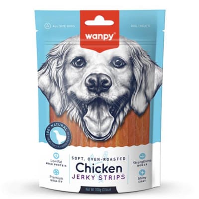 WANPY CHICKEN STRIPS PERRO 100GR