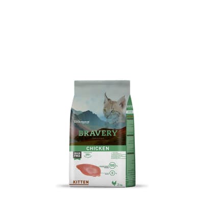 BRAVERY CHICKEN KITTEN 2 KG