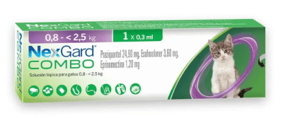NEXGARD GATO COMBO 0.8KG A 2.5KG