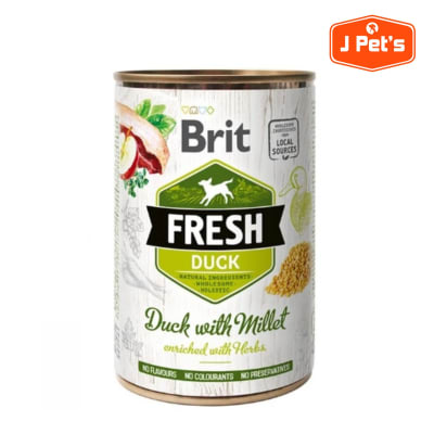 LATA BRIT FRESH DUCK 400GR