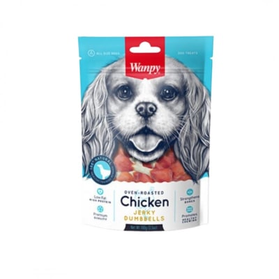 WANPY CHICKEN DUMBBELLS PERRO 100GR