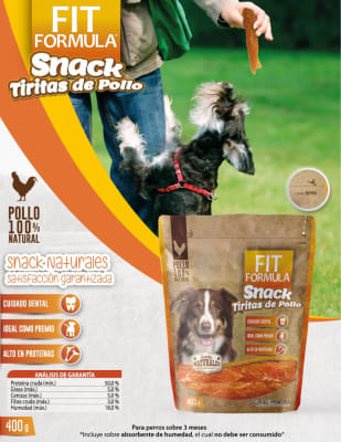 SNACK FIT TIRITAS DE POLLO 400GRS