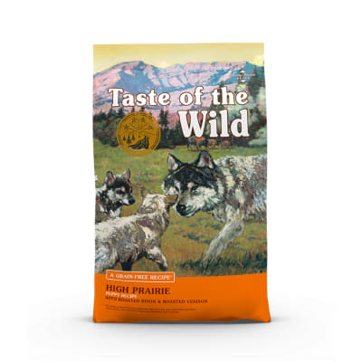TASTE PUPPY HIGH PRAIRIE BISONTE Y VENADO 12.2KG