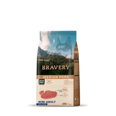 BRAVERY IBERIAN PORK ADULT MINI 7KG