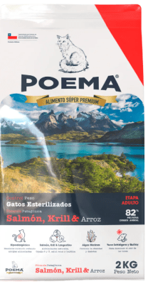 POEMA GATO CASTRADO CONTROL PESO 2KG