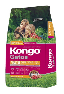 KONGO GATO ADULTO CARNE Y POLLO 8KG1