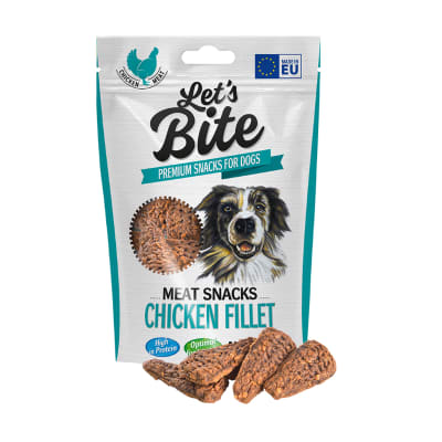 LETS BITE MEAT SNACKS CHICKEN FILLET 80GR1