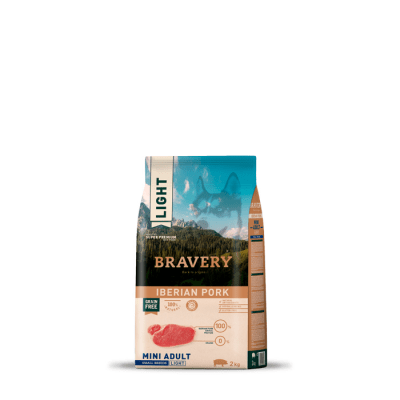 BRAVERY IBERIAN PORK LIGHT ADULT MINI 2KG