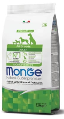 MONGE ALL BREEDS ADULT RABBITS 12KG