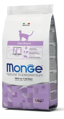 MONGE STERILISED CHICKEN 1.5KG