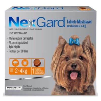 NEXGARD 11.3MG 2A4KG 1 COMPRIMIDO