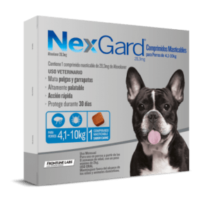 NEXGARD 28.3MG 4.1A10KG 1 COMPRIMIDO