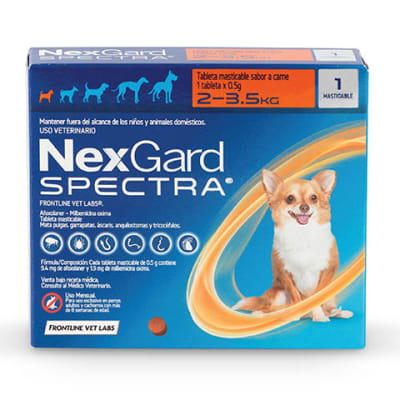 NEXGARD SPECTRA 2 A 3.5KG 1 COMPRIMIDO1